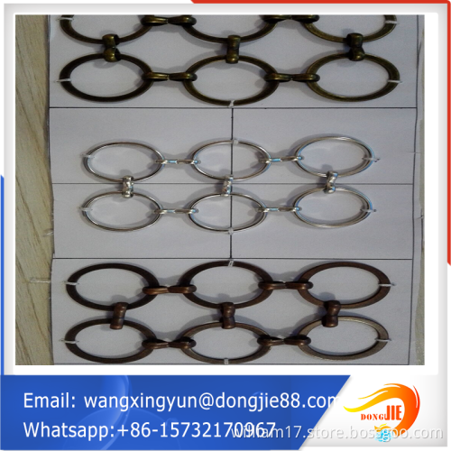 Galvanized fashional decorative curtain walltrade assurance